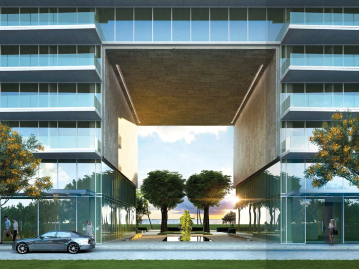 The new 240-unit ultra luxury condos will be home to two world-class works of art by Jeff Koons.