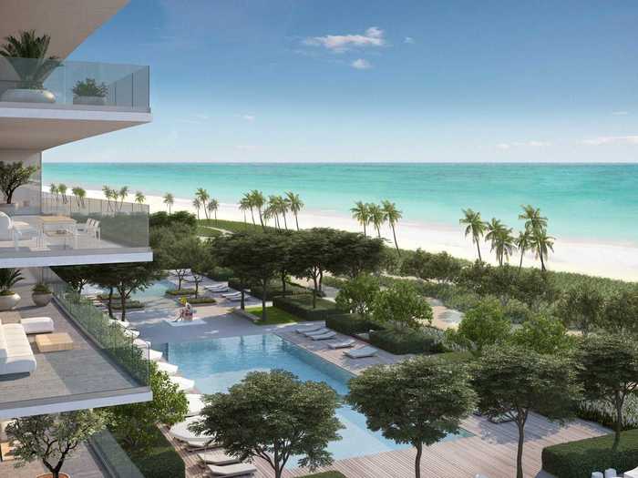 The residences will all have balconies with unobstructed views of the Atlantic Ocean.