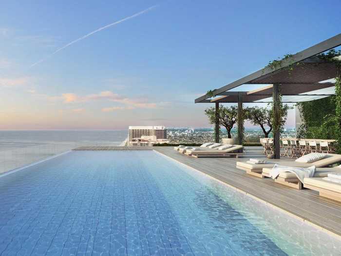 And the rooftop deck will have an infinity pool that overlooks the ocean.
