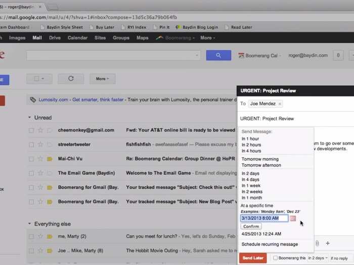 Boomerang for Gmail