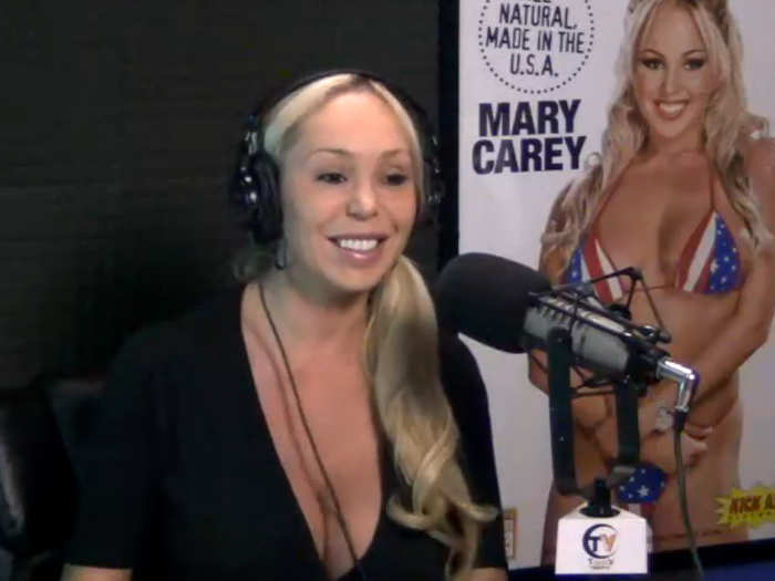 Carey retired in 2008, but cranked out one more film while facing financial instability. Today, she hosts a talk show "Politically Naughty with Mary Carey" on TradioV.