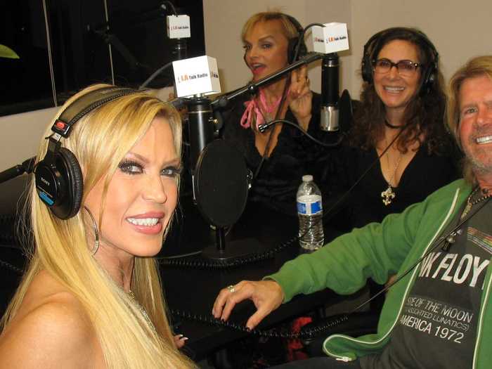 Clean and sober since 2000, Amber (left) dabbled in real estate and sobriety counseling. She now hosts a talk show, "Rock-N-SeXXXY Uncensored" on LA Talk Radio.