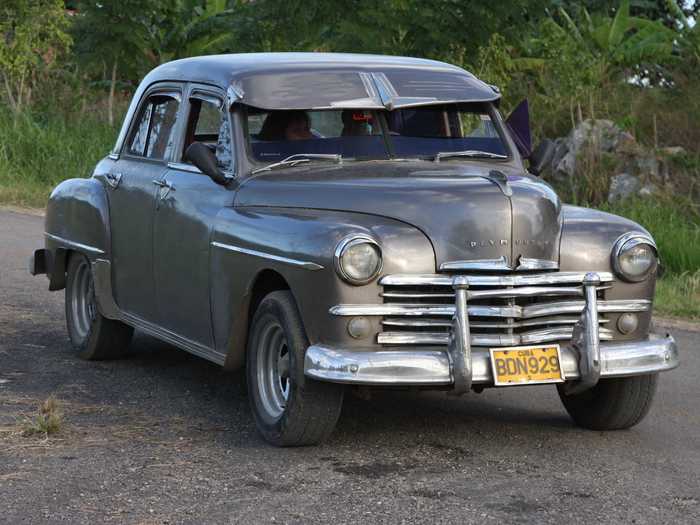 While this old school Plymouth has been give an off-road treatment.