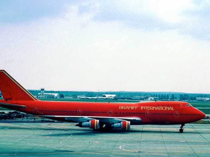 ... in red, and many more. Braniff