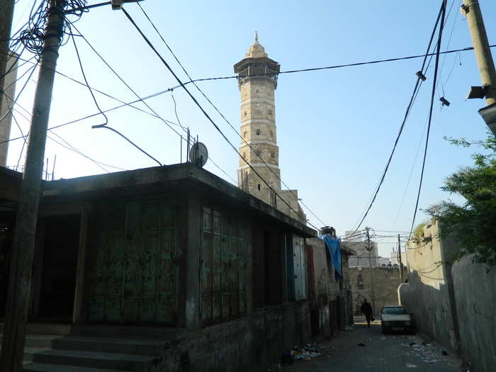 According to tradition, the mosque was built on the site of the ancient Philistine temple to Dagon, which Samson destroyed in the biblical Book of Judges.