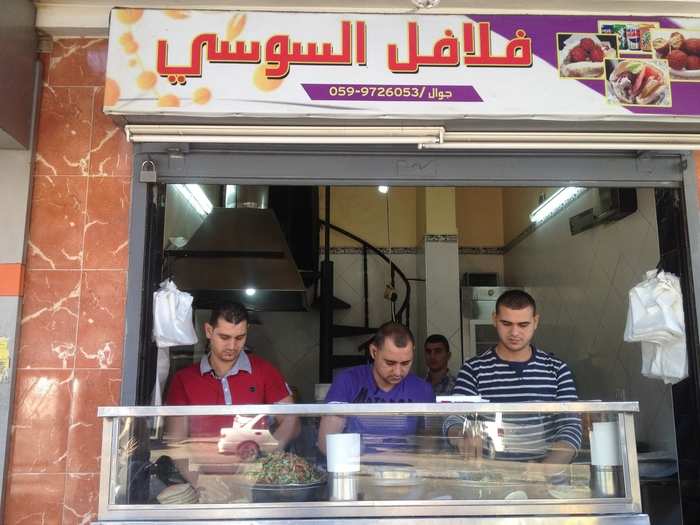 And of course, there are plenty of felafel stands.