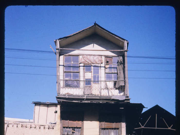 Cushman wrote on this photo, "Syrian high-rise?"