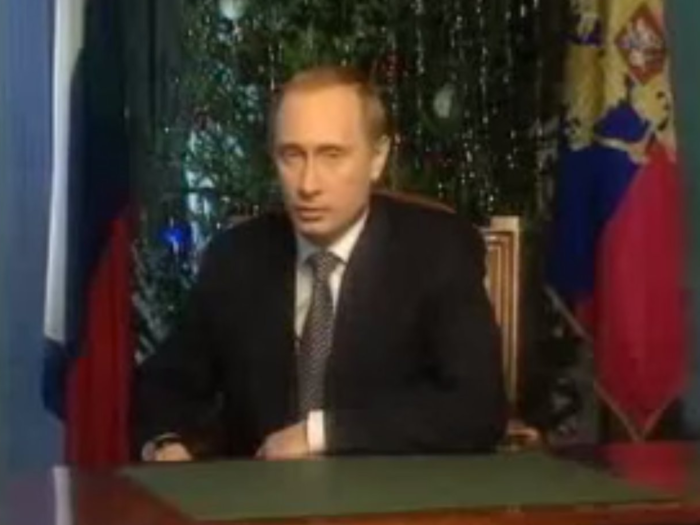 In his first speech as acting president Putin promised freedom of speech, freedom of conscience, freedom of the press, the right to private property...