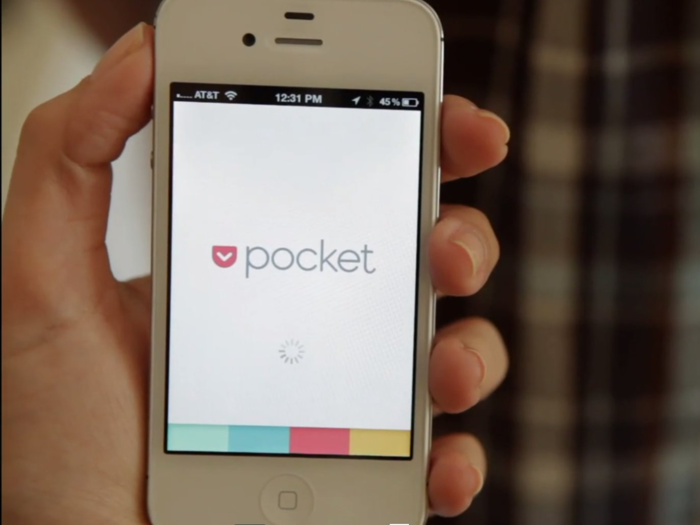 If you see something you want to view later, save it with Pocket.