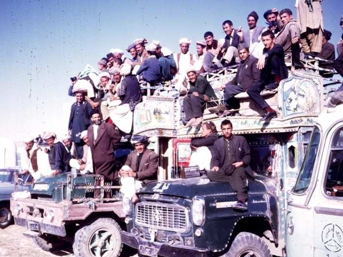 Crowded lorries and trucks are still a common scene in the country.