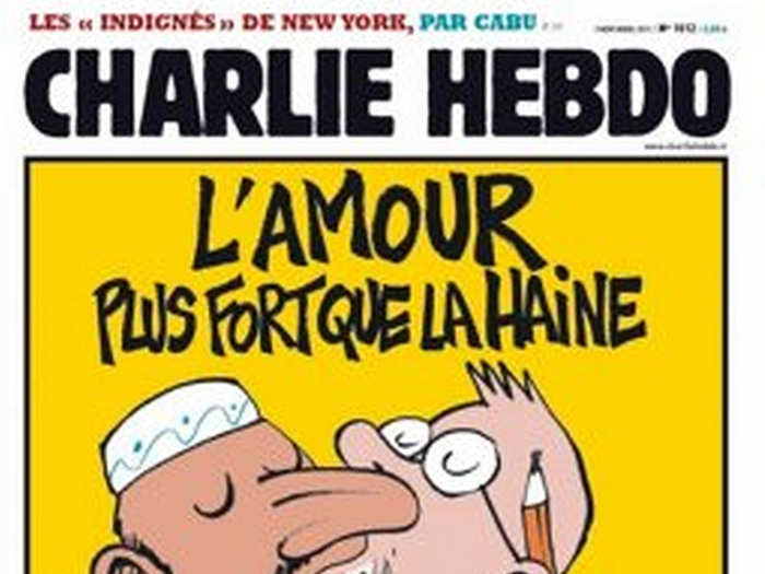 This 2011 cover came months after the controversy riled up by the Charia Hebdo cover.