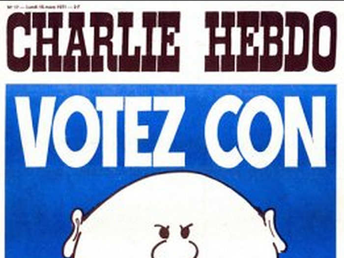 Charlie Hebdo has a long history of bold covers, like this one from 1971.