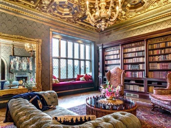 In the library, a tricky shelf triggers a door that leads to a hidden speakeasy.