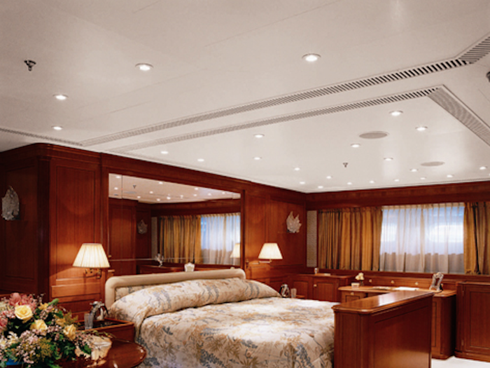 Or recharge your batteries in one of the luxurious cabins.