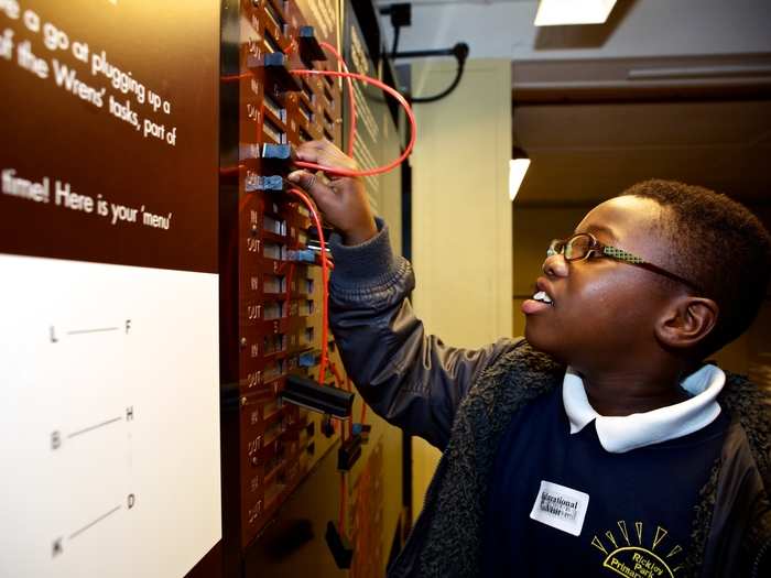 Or play around with coding machines as part of the exhibit.