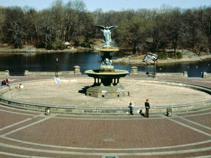 Bethesda Fountain, 1980s.