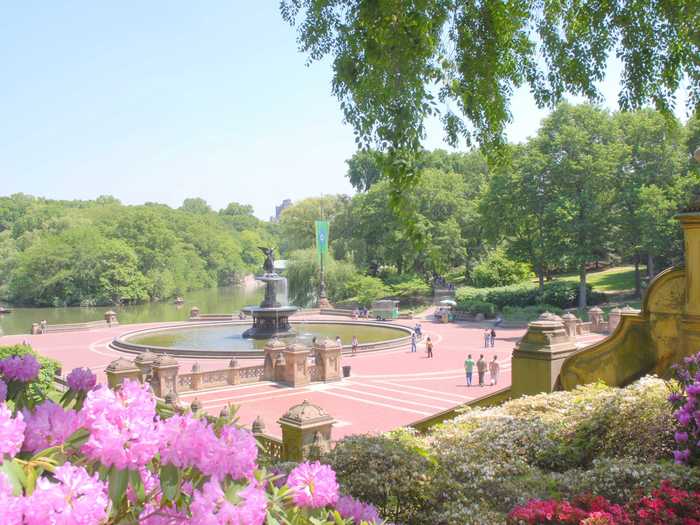 Bethesda Fountain, present day.