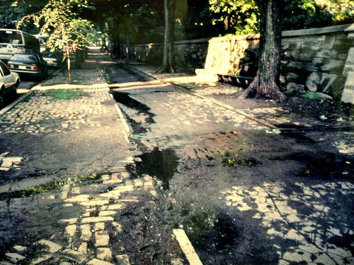 Path surrounding Central Park, 1980s.