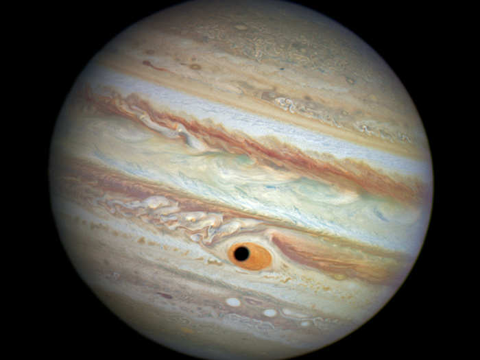 On April 21, the Hubble telescope captured what looks like a black hole in Jupiter