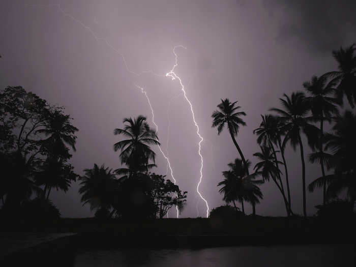 Lightning strikes over Lake Maracaibo in the village of Ologa, Venezuela, where the Catatumbo River feeds into the lake, in the western state of Zulia October 23, 2014. Catatumbo is the lightning capital of the world.