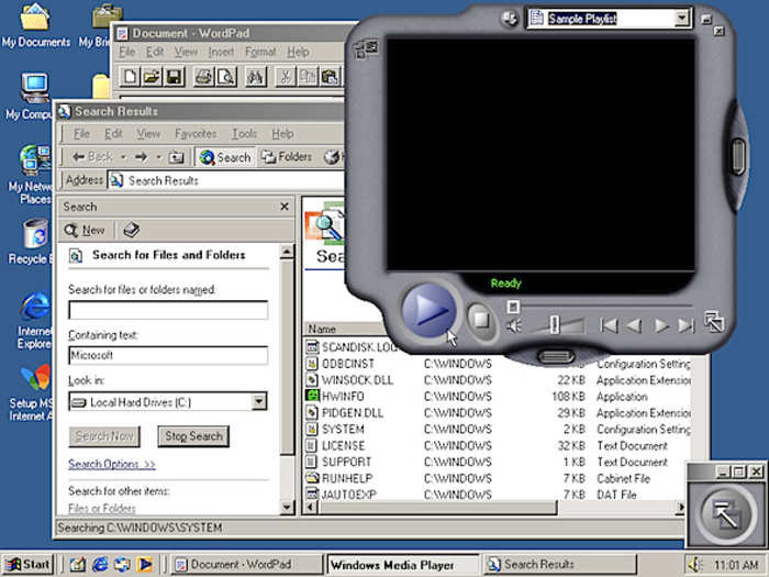 Windows ME ("Millennium Edition"): 2000