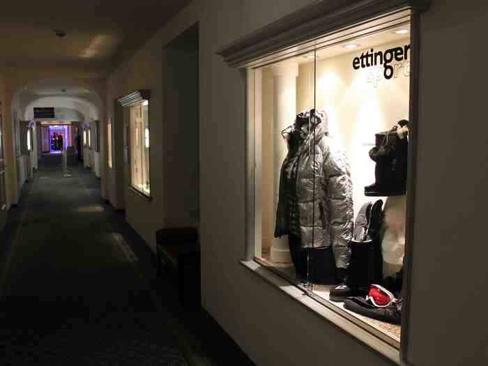 And some ski clothes from Ettinger. (You mean you had forgotten that people ski in Davos? They do! Just not anyone who attends the WEF conference. There