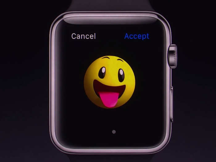 Apple also created a new set of animated emoji that you can send instead of text.