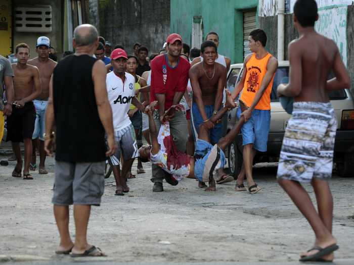 29. Recife, Brazil had 39.05 homicides per 100,000 residents.