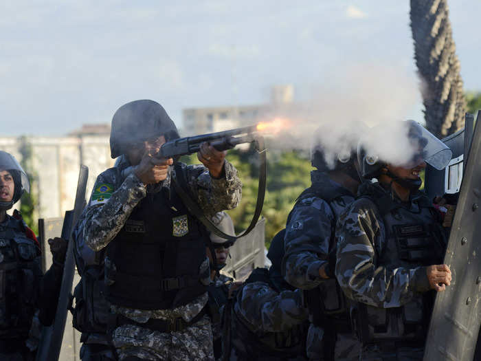 8. Fortaleza, Brazil had 66.55 homicides per 100,000 residents.