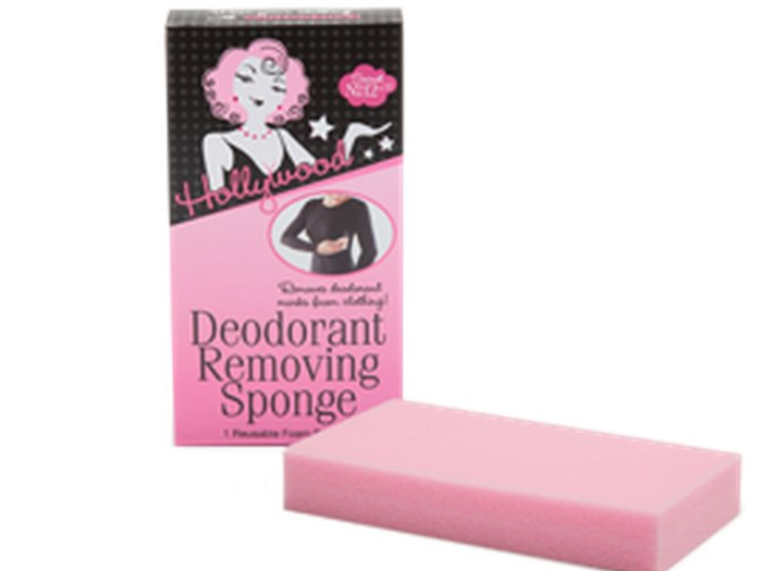 Deodorant remover sponge