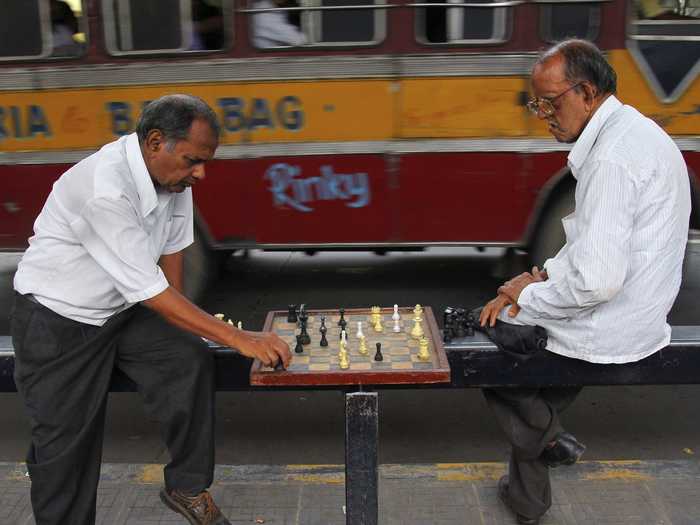 Chess comes from India.