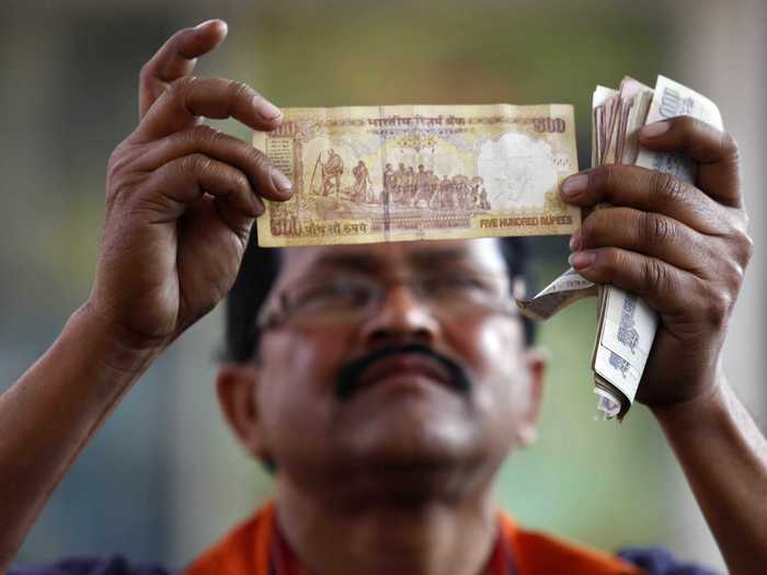 It’s illegal for non-residents to take rupees out of the country