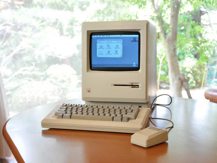 The Macintosh 512K, released in September 1984, was identical to the previous Mac, but with quadrupled built-in memory, earning it the nickname "Fat Mac."