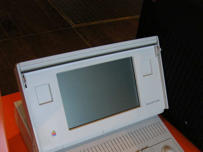 The Macintosh Portable, released in September 1989 for $6,500, was Apple