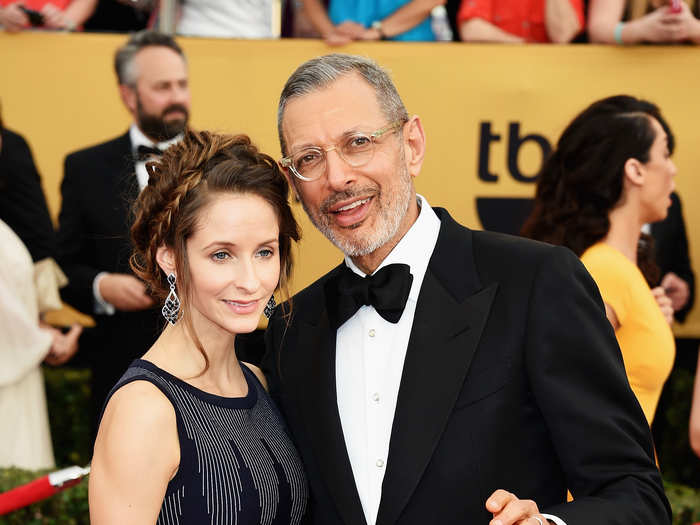 "The Grand Budapest Hotel " star Jeff Goldblum with new wife Emilie Livingston.