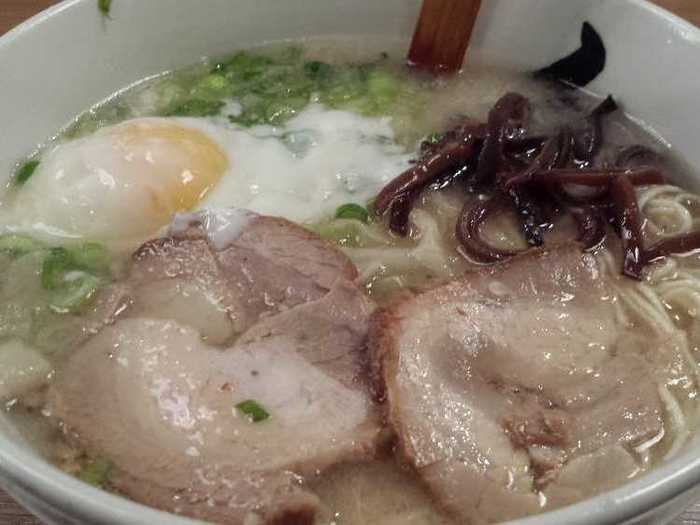 Hide-Chan Ramen specializes in “tonkotsu” broth.