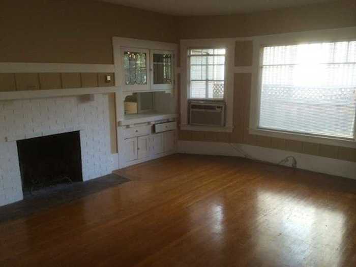 This Palo Alto apartment has a fairly large living room.