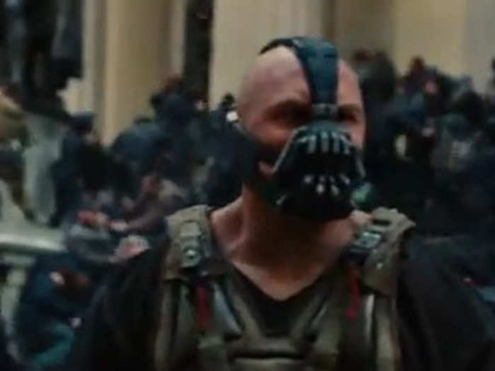 Tom Hardy gained nearly 30 pounds to play Bane in "The Dark Knight Rises."