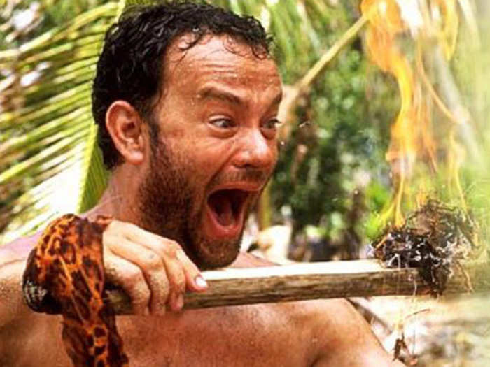 Tom Hanks went from 225 pounds to 170 for "Castaway."