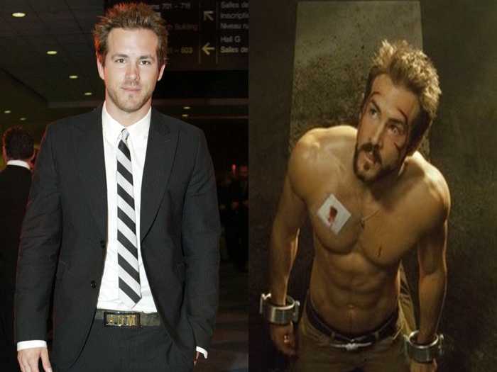 Ryan Reynolds gained 25 pounds of muscle for "Blade Trinity" and kept it on for "Green Lantern."