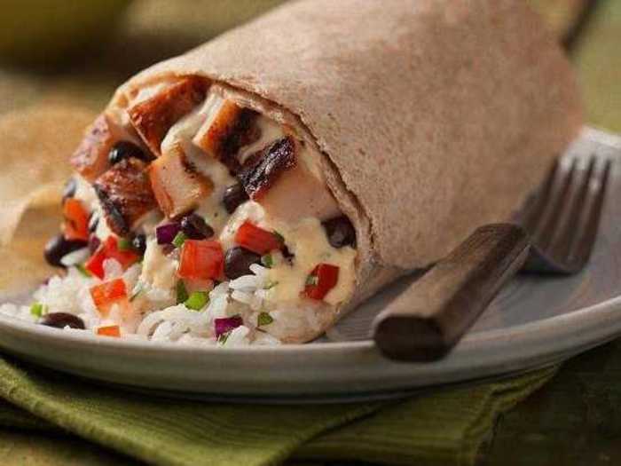 Qdoba is renowned for its burrito.