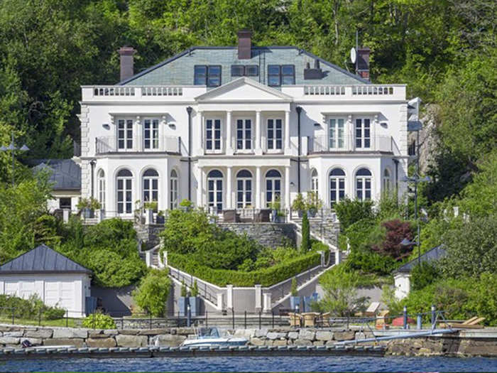 NORWAY: A $9.5 million classic English-style manor sits on the waterfront in Bergen.