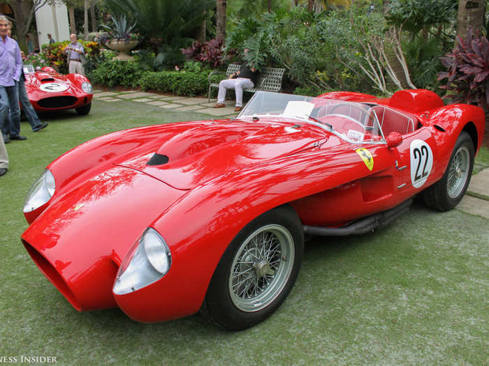 Check out the nose on this 250 Testa Rossa from 1958.