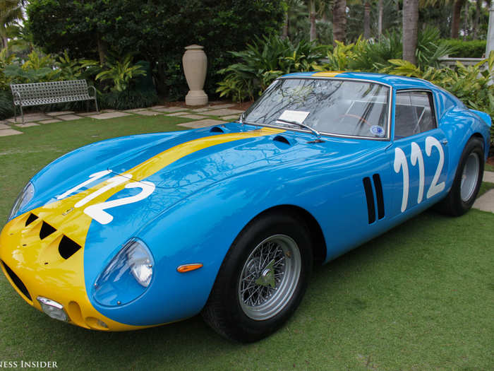 One of the most impressive cars on the upper field was this 250 GTO. Worth an estimated $30 million, the Ferrari made headlines when its owner, investor Christopher Cox, allegedly collided with another vehicle while driving in France.