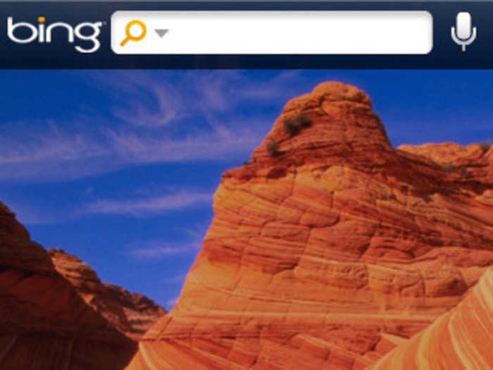 Bing as the default on the iPhone.