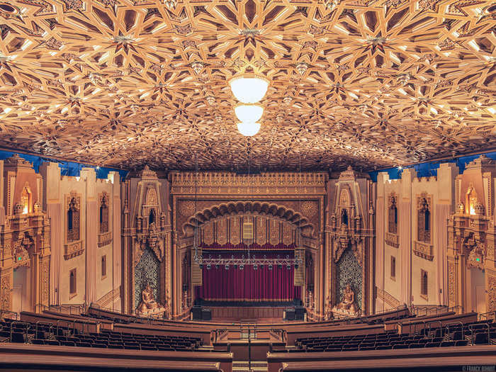 The incredibly ornate Fox Theater opened in Oakland in 1928 to crowds of thousands, excited to get inside the movie palace. During an economic downturn for movie theaters in 1966, the theater closed its doors and sat unused for 30 years, before being renovated and reopened. While it is mostly used for concerts, you can still catch special movie screenings in the theater to this day.