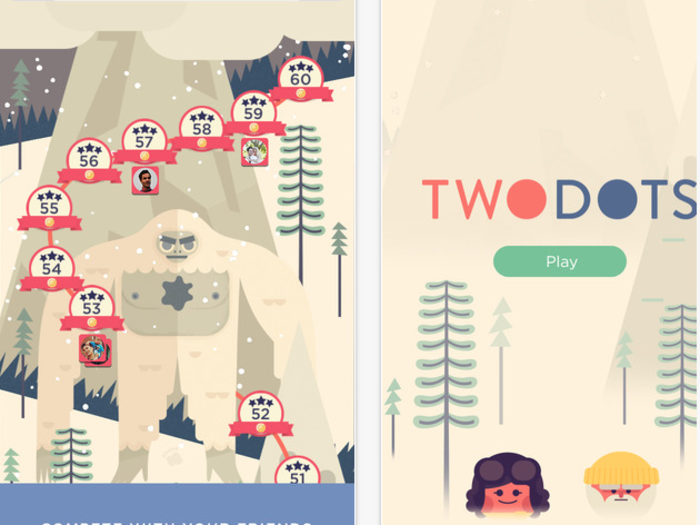 Two Dots is a clever and addicting puzzle game.