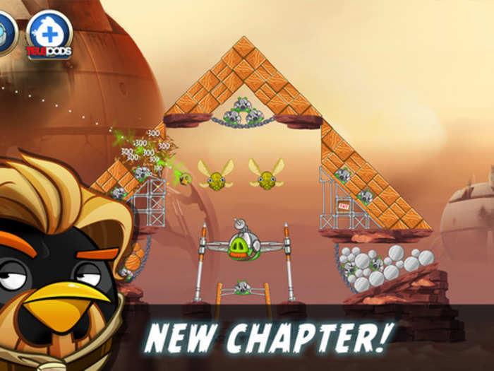 Angry Birds Star Wars II adds even more characters and deeper levels.