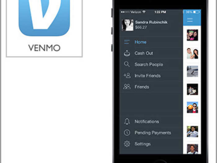 Never worry about splitting the bill again with Venmo.