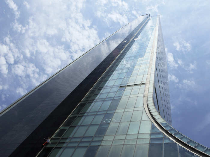 Sapphire Tower, Istanbul, Turkey. 261 metres tall, the Sapphire is the tallest building in Turkey.